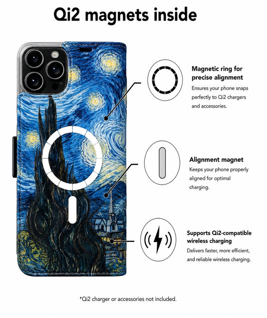 Van Gogh - Starry Night Victor Case for the iPhone 16 Pro Max with MagSafe
