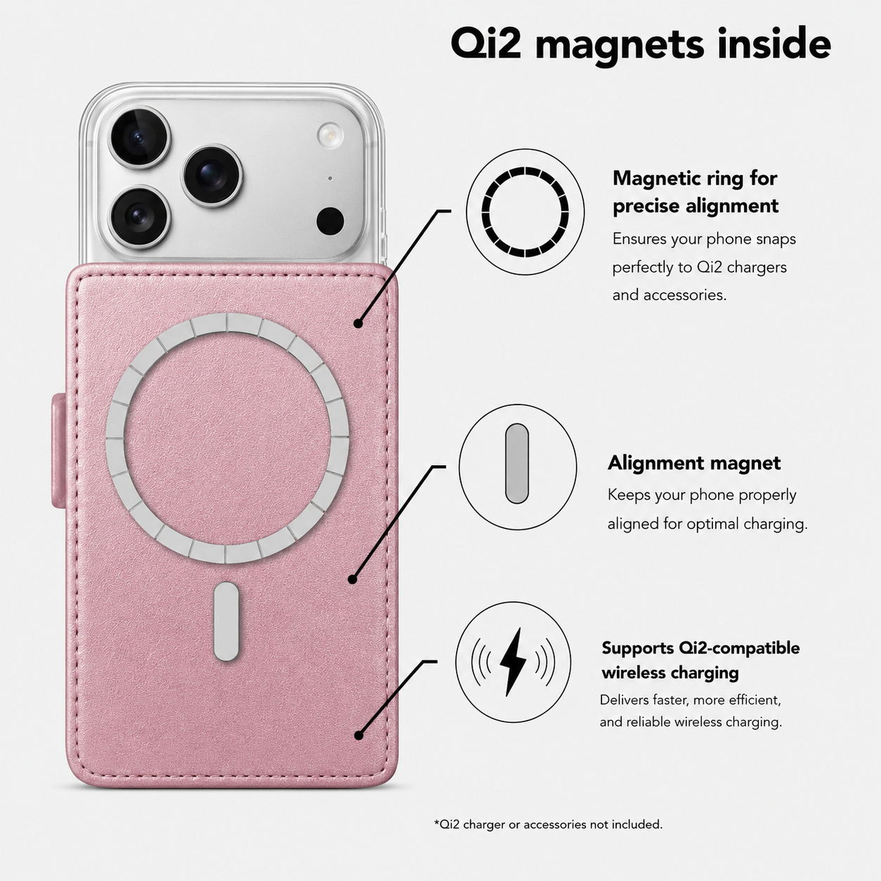 Victor Case in Rosegold für das iPhone 17 Pro Max mit MagSafe
