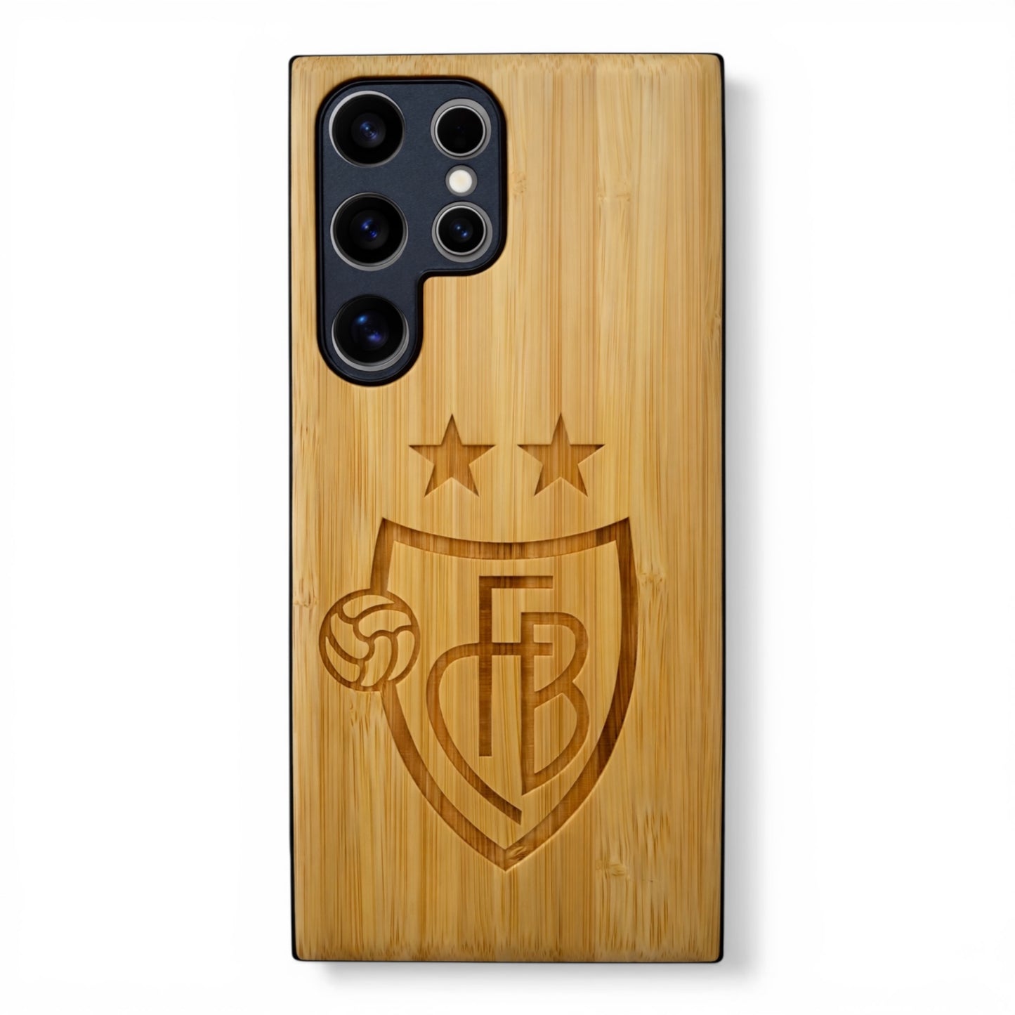 Eden Case FC Basel aus Bambus für das Samsung Galaxy S23 Ultra