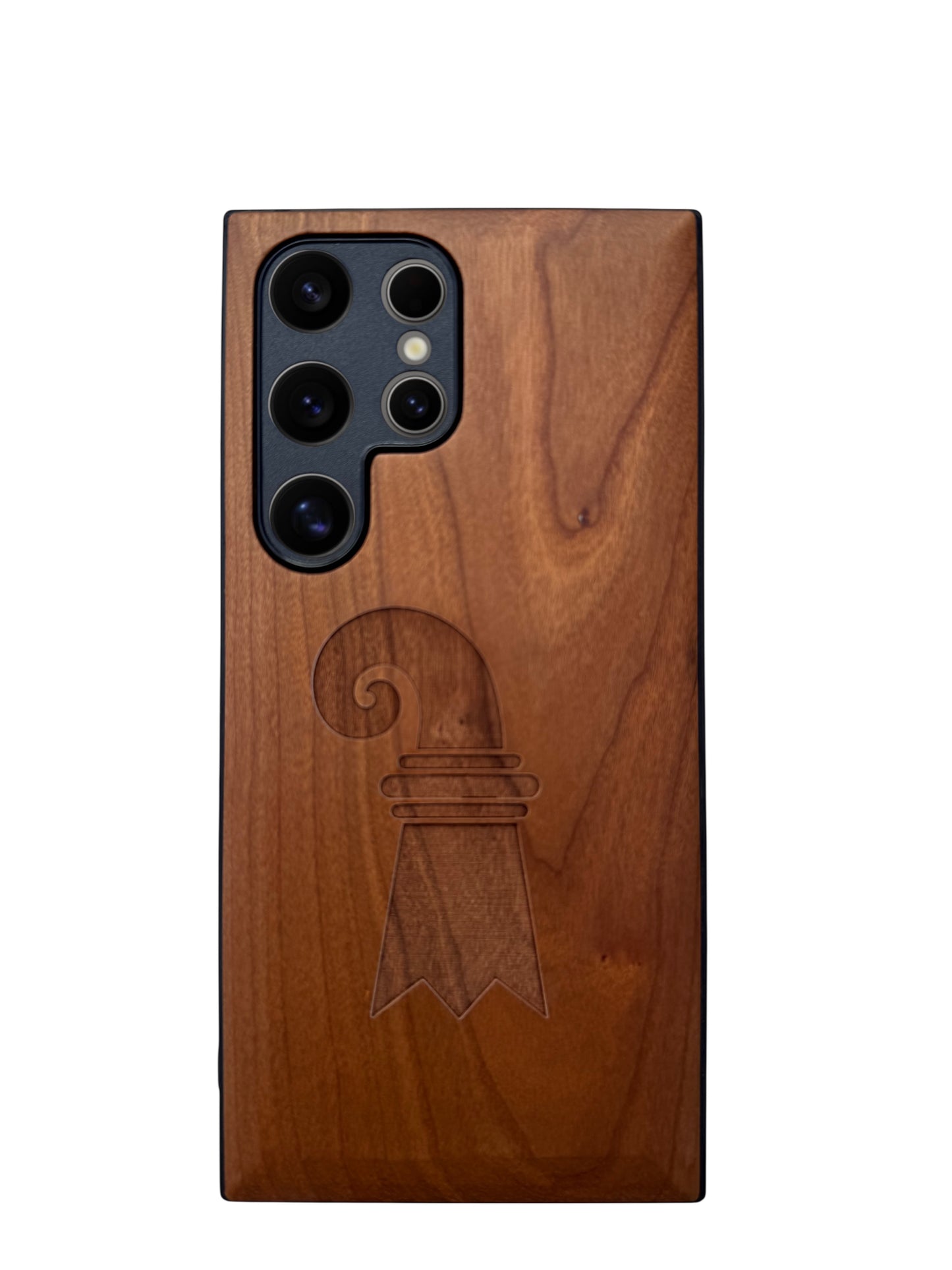 Eden Case Baslerstab aus Kirschholz für das Samsung Galaxy S23 Ultra