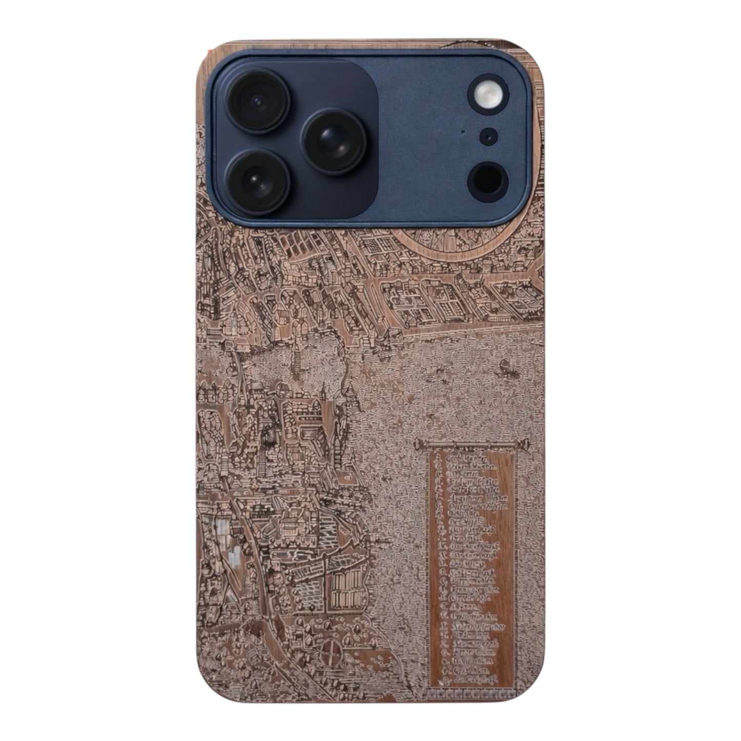 Zurich Merian Eden Case made with Walnut Wood for the iPhone 17 Pro