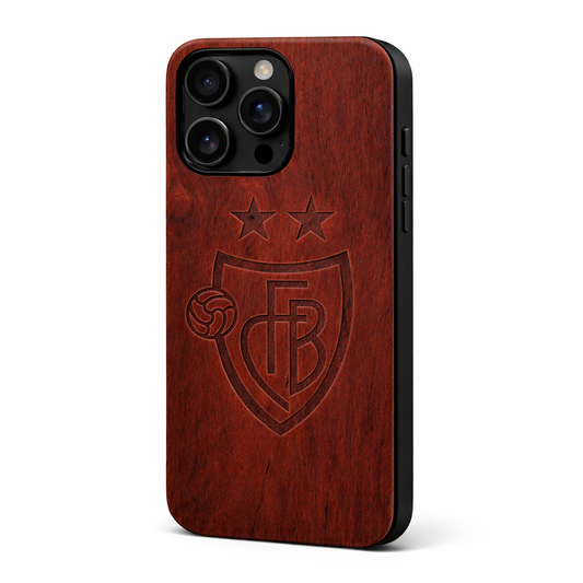FC Basel Eden Case aus Rosenholz für das iPhone 16 Pro mit MagSafe