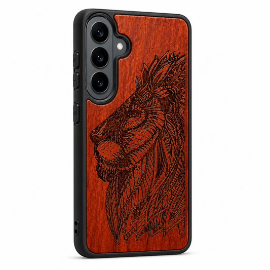 Löwe Eden Case aus Rosenholz für das Samsung Galaxy S26 mit MagSafe