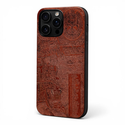 Zurich Merian Eden Case made with Rosewood for the iPhone 16 Pro Max