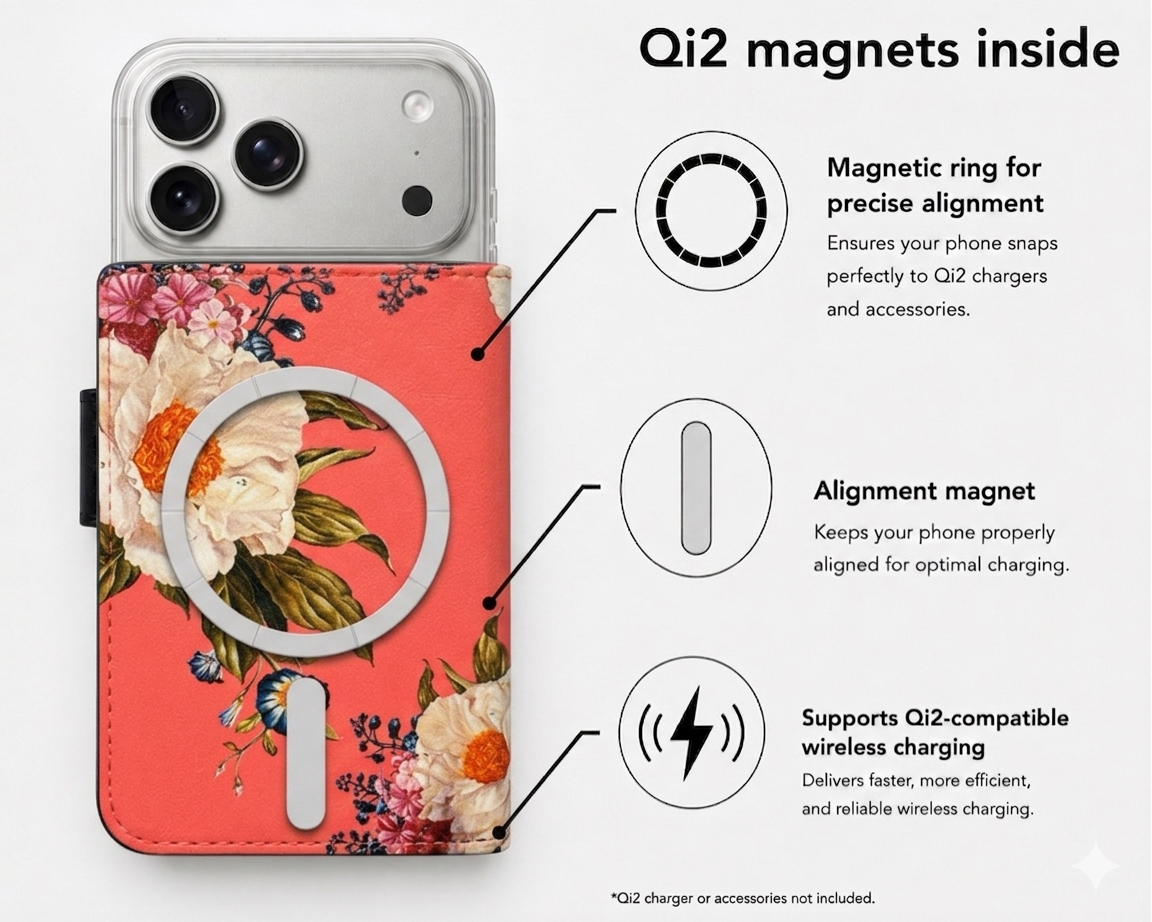 Blumen Victor Case für iPhone 17 Pro mit MagSafe