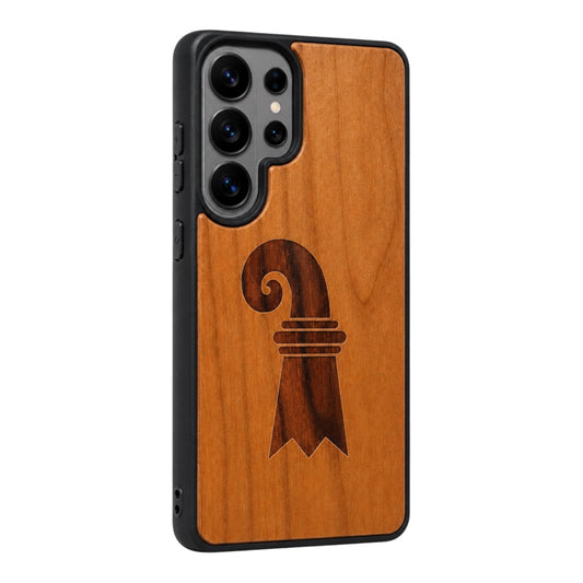 Baslerstab Eden Case aus Kirschholz für das Samsung Galaxy S26 Ultra mit MagSafe