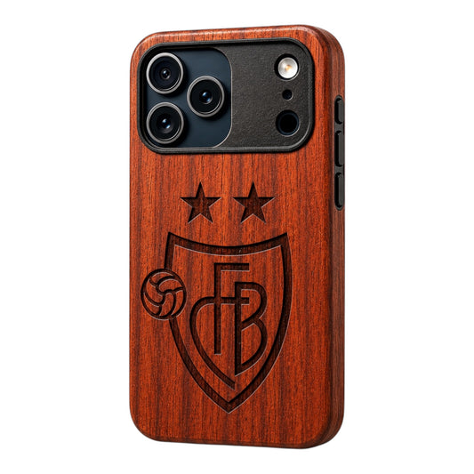 FC Basel Eden Case aus Rosenholz für das iPhone 17 Pro mit MagSafe