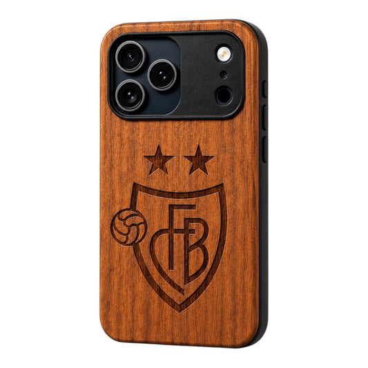 FC Basel Eden Case aus Kirschholz für das iPhone 17 Pro mit MagSafe