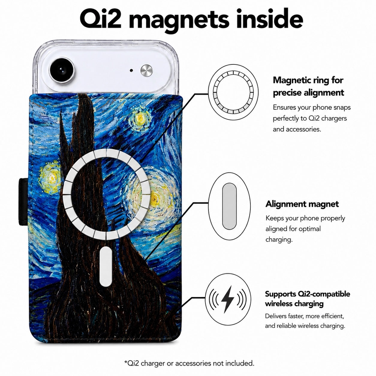 Van Gogh Sternennacht Victor Case für iPhone 17 Air mit MagSafe