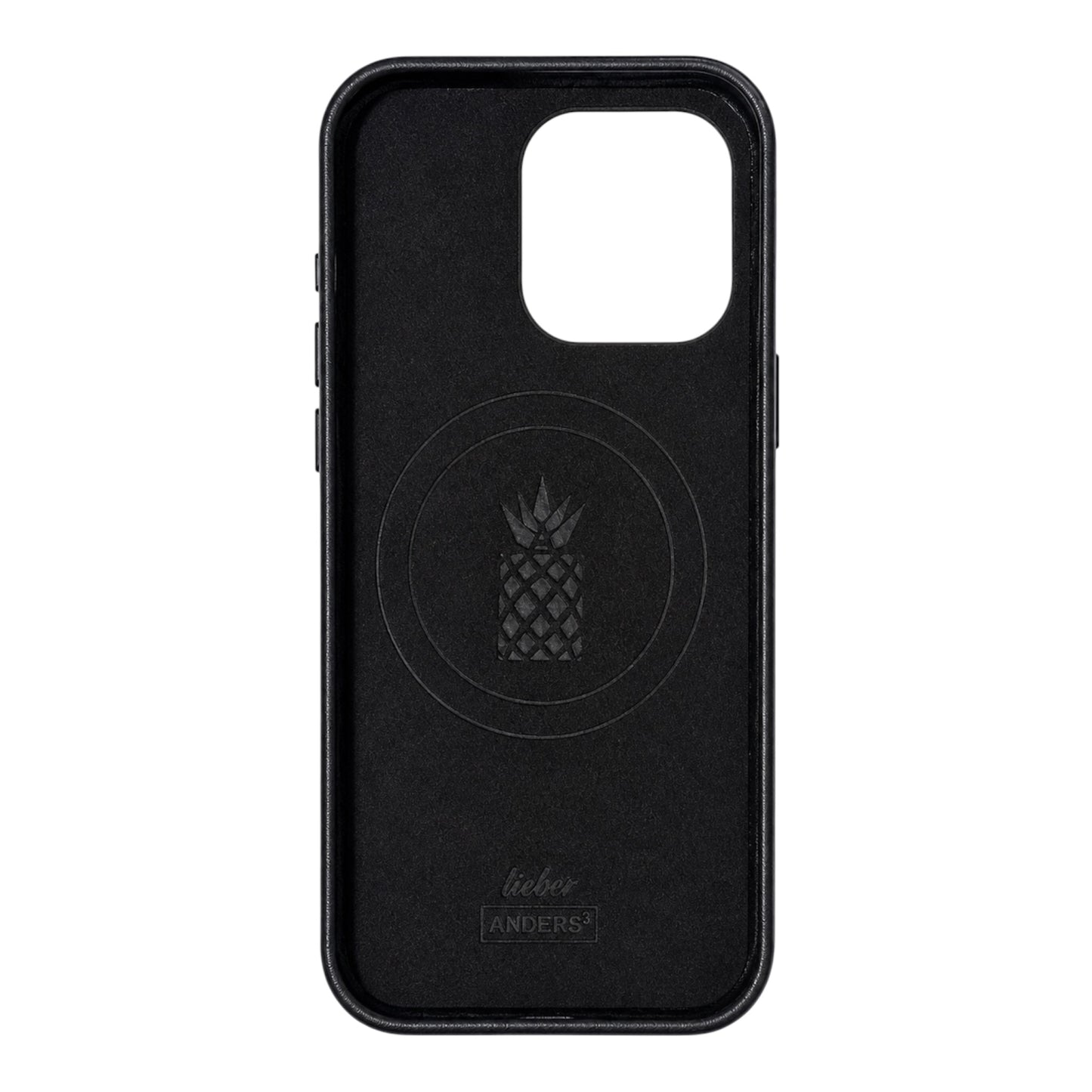 Classic Echtleder Case Classic-Black für iPhone 16