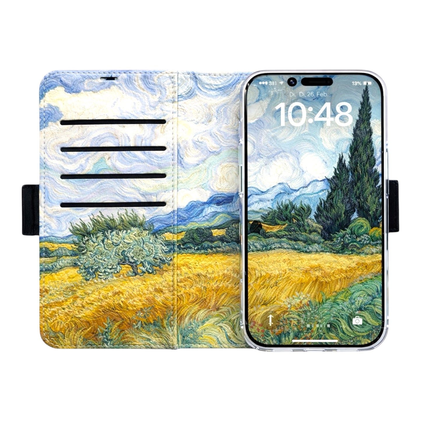 Van Gogh - Weizenfeld mit Zypressen Victor Case für iPhone 17 Pro Max mit MagSafe