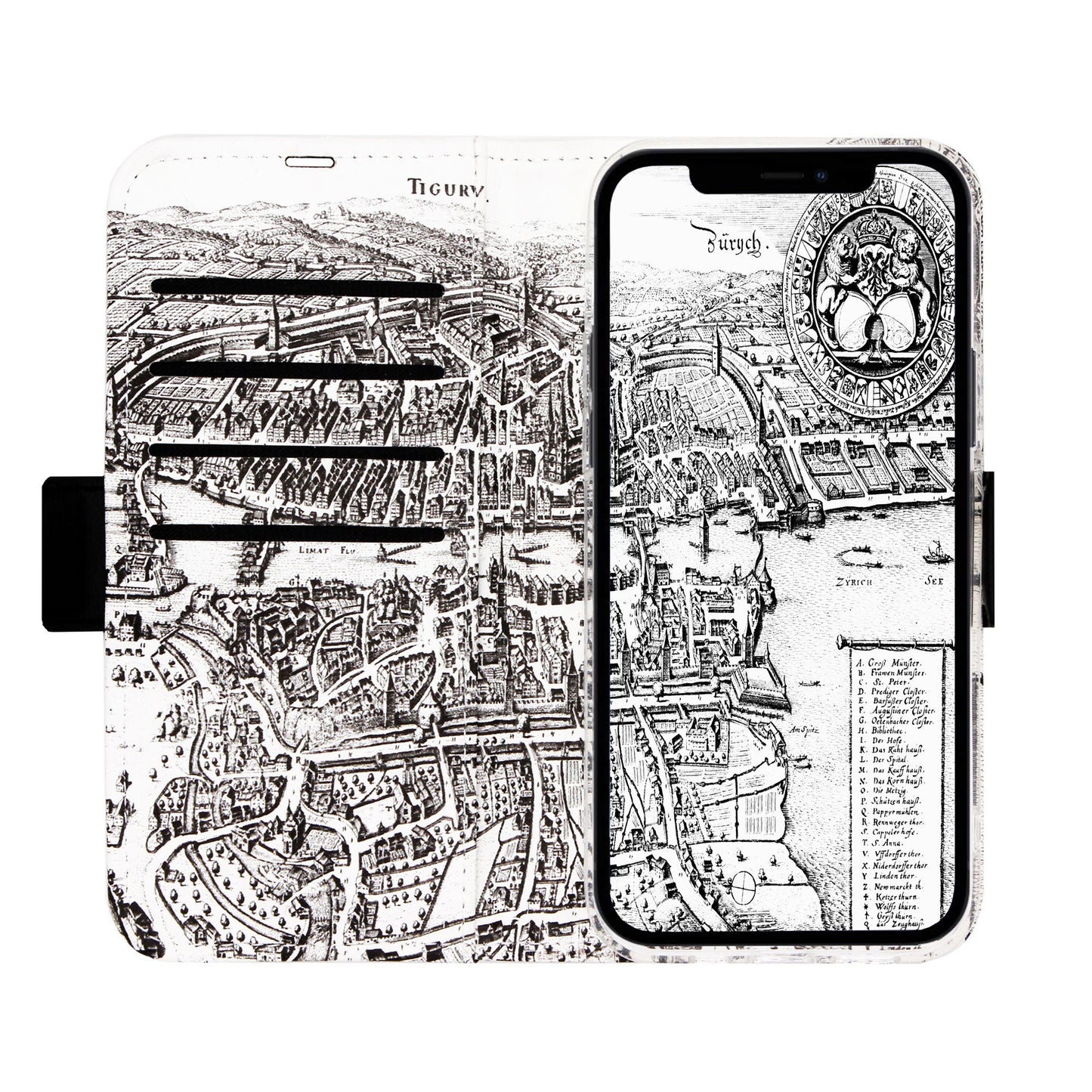 Zurich City from Above Victor Case for the iPhone 15
