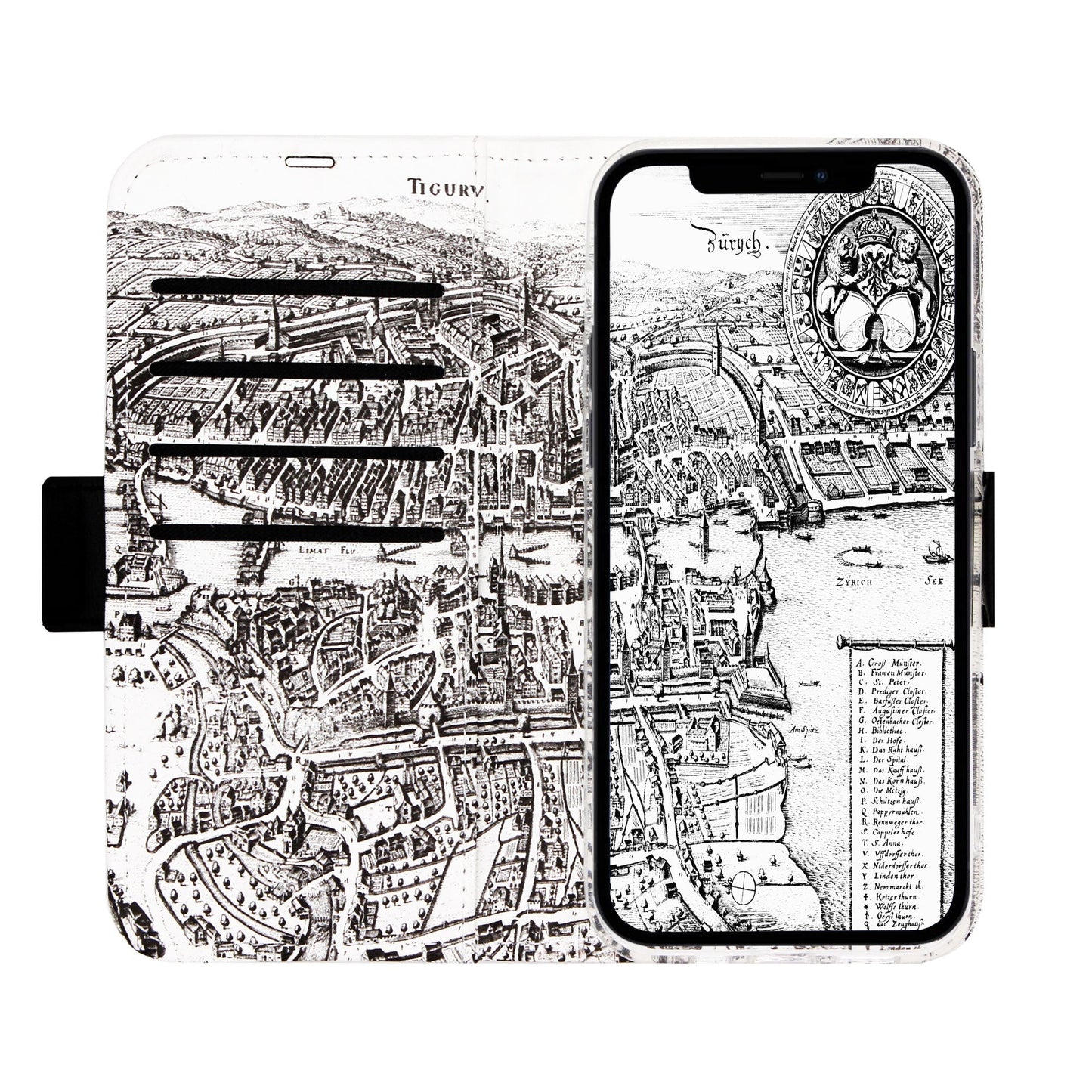 Zurich City from Above Victor Case for iPhone 15 Pro Max