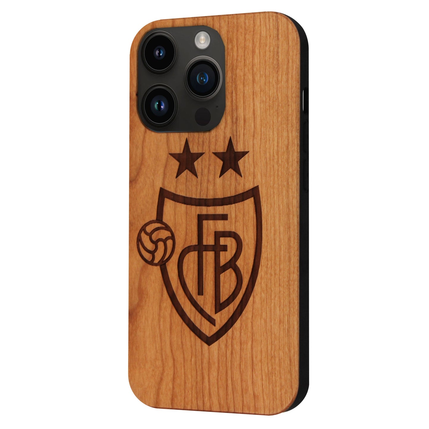 FC Basel Eden Case aus Kirschholz für das iPhone 15 Pro Max