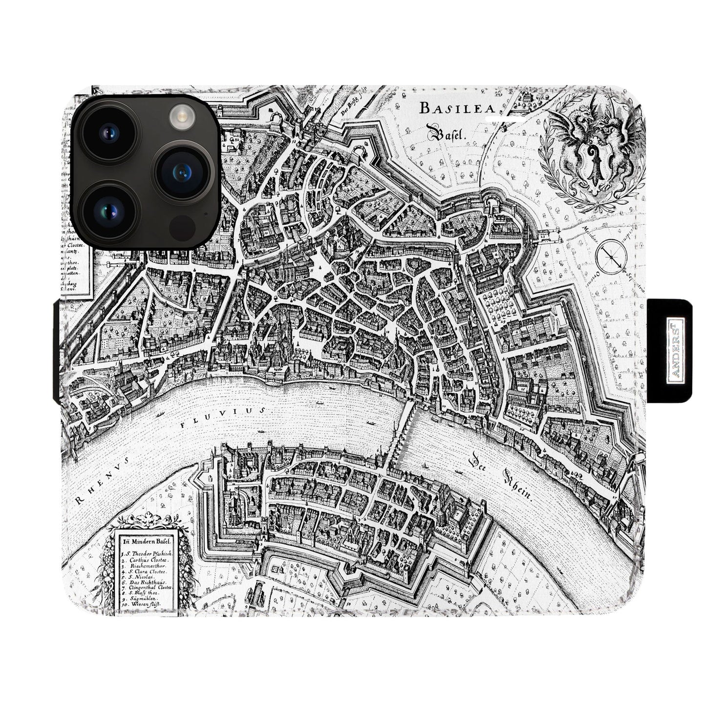 Basel Merian Victor Case für das iPhone 15 Pro