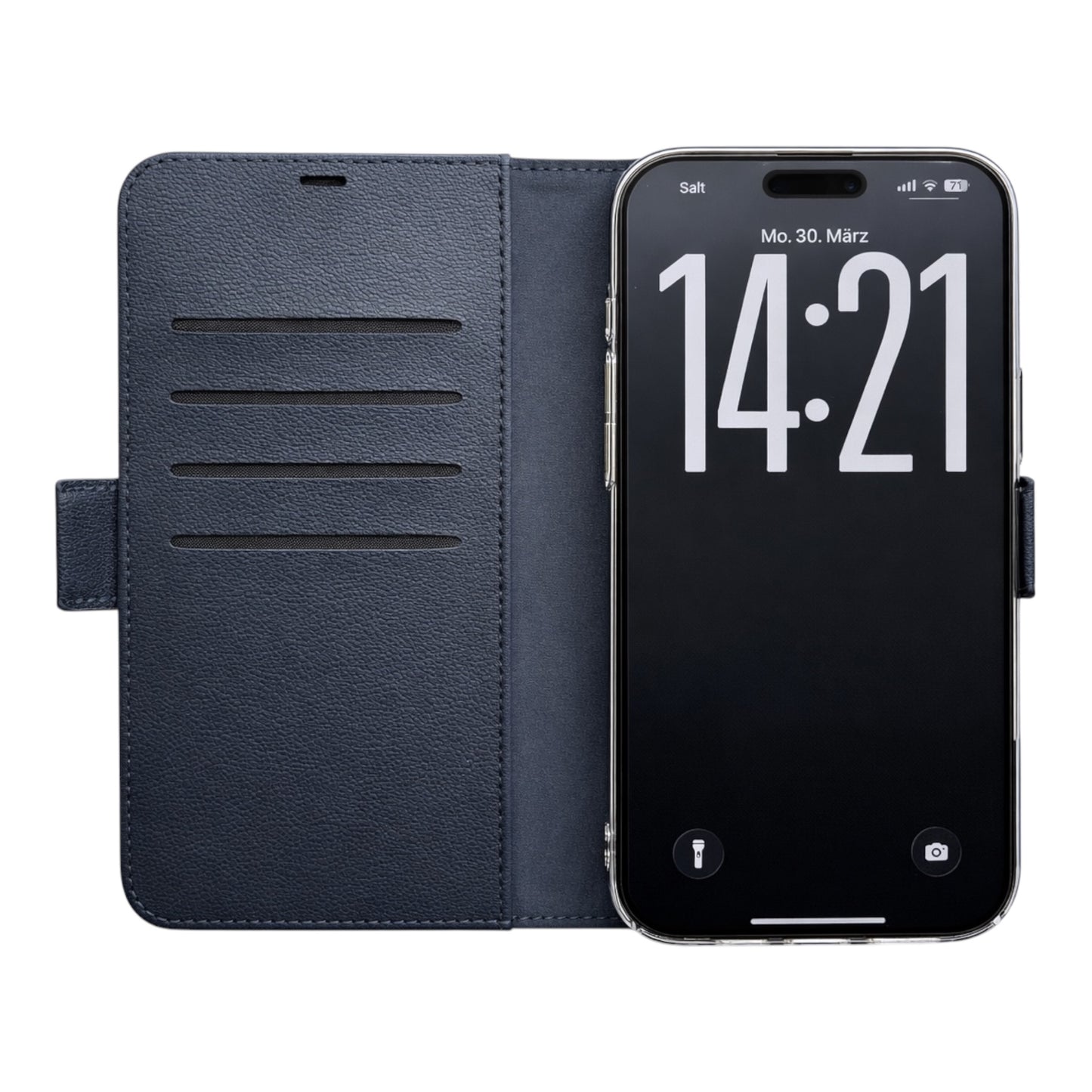 Victor Case in Navy Blue für das iPhone 16 mit MagSafe