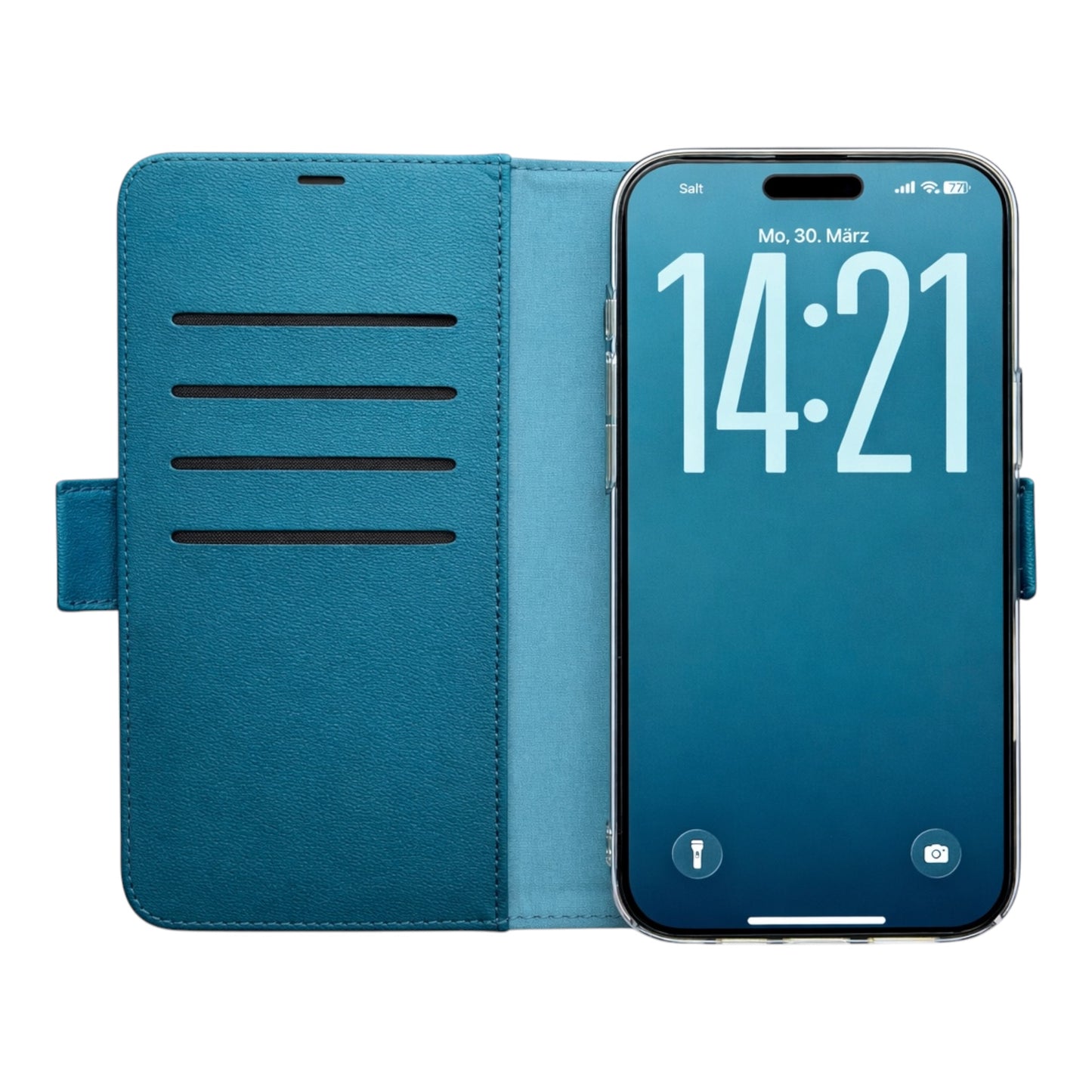 Petrol Grün Victor Case für das iPhone 16 Pro mit MagSafe