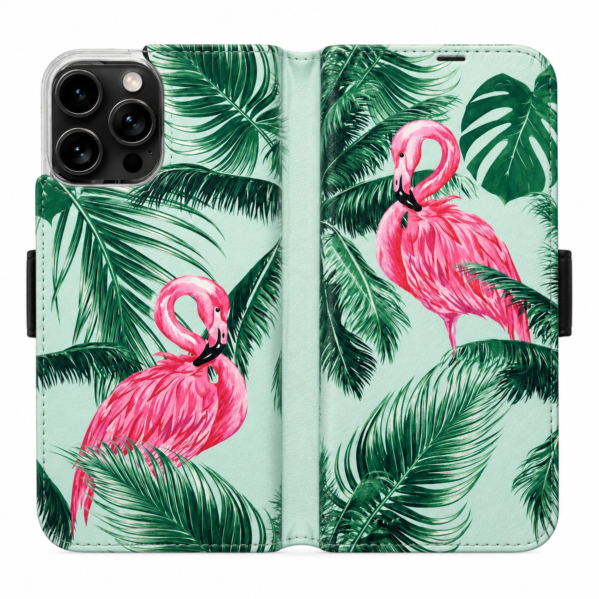 Flamingo Victor Case für iPhone 16 Pro Max – geöffnete Außenansicht
