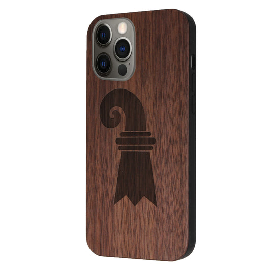 Baslerstab Eden Case made with Walnut Wood for the iPhone 12 Pro Max