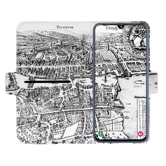 Zürich City von Oben Origami Case