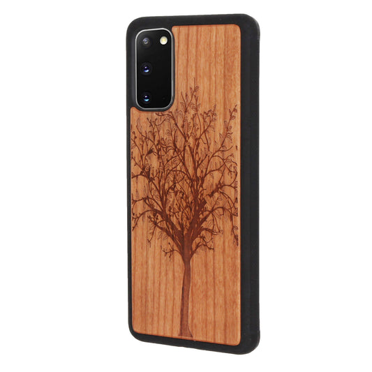 Lebensbaum Eden Case aus Kirschholz für das Samsung Galaxy S20