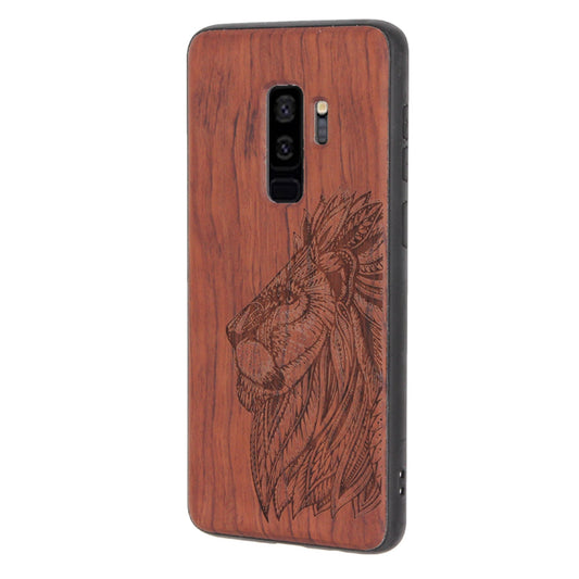 Löwen Eden Case aus Rosenholz für das Samsung Galaxy S9 Plus