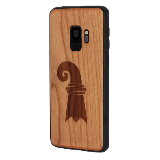 Baslerstab Eden Case made with Cherry Wood for the Samsung Galaxy S9