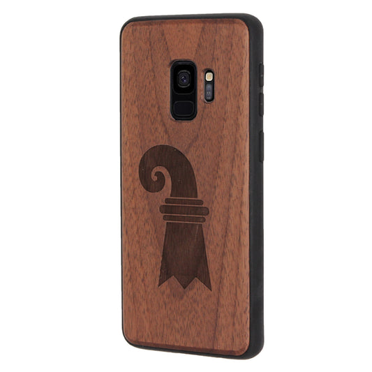 Baslerstab Eden Case made with Walnut Wood for the Samsung Galaxy S9