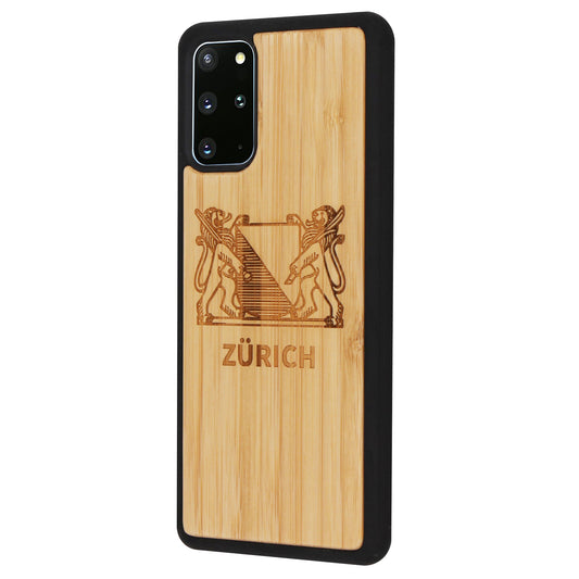 Zurich Coat of Arms Eden Case made with Bamboo for the Samsung Galaxy S20 Plus