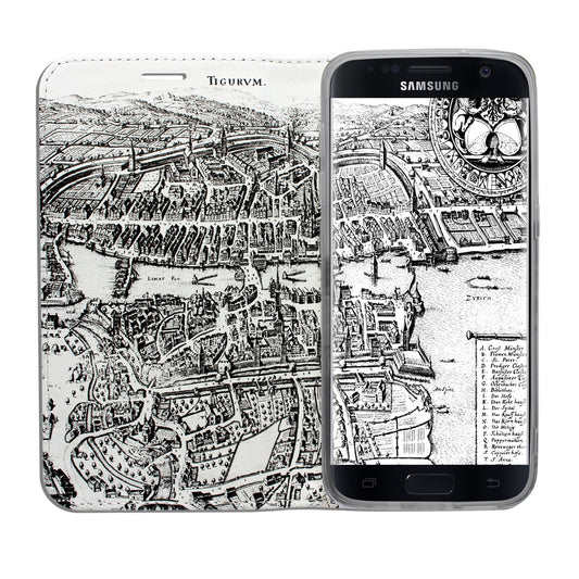 Zürich Merian Panorama für das Samsung Galaxy S7 Edge
