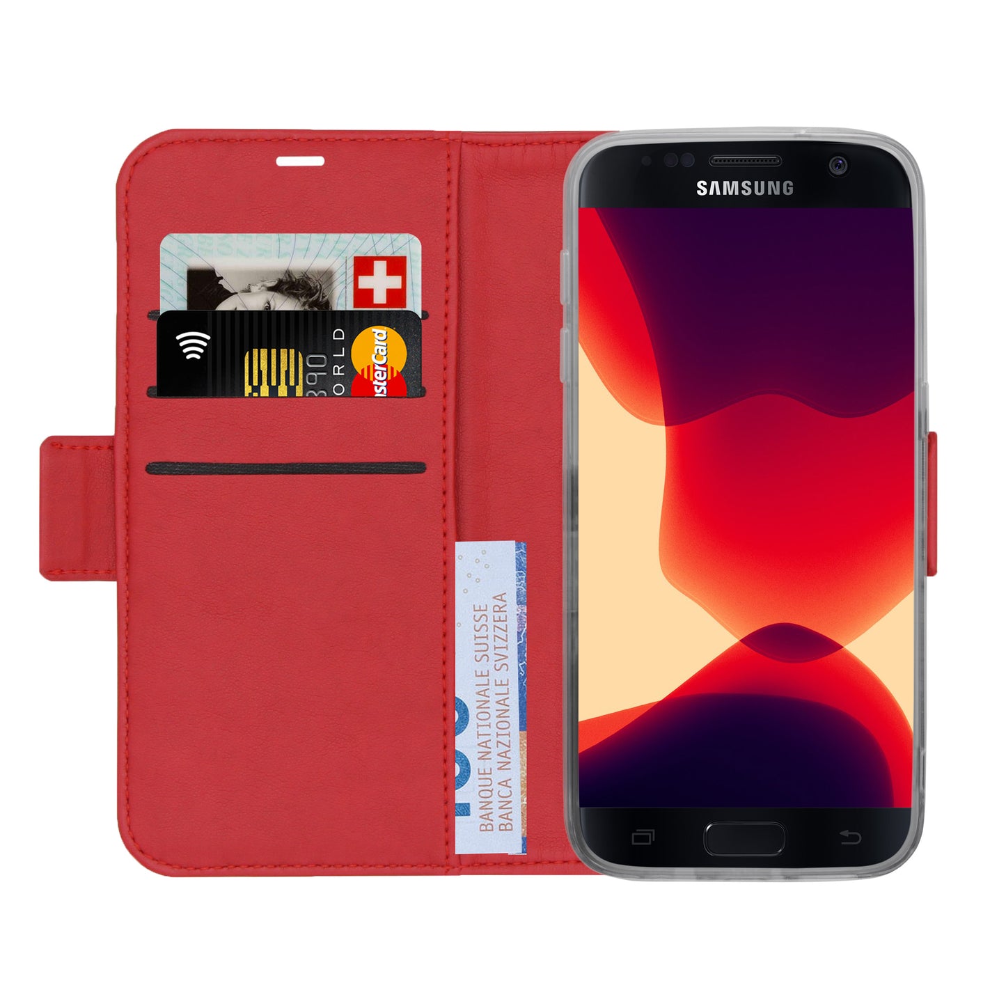 Victor Case in Rot für das Samsung Galaxy S7