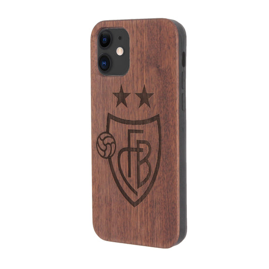 FC Basel Eden Case made with Walnut Wood for the iPhone 11