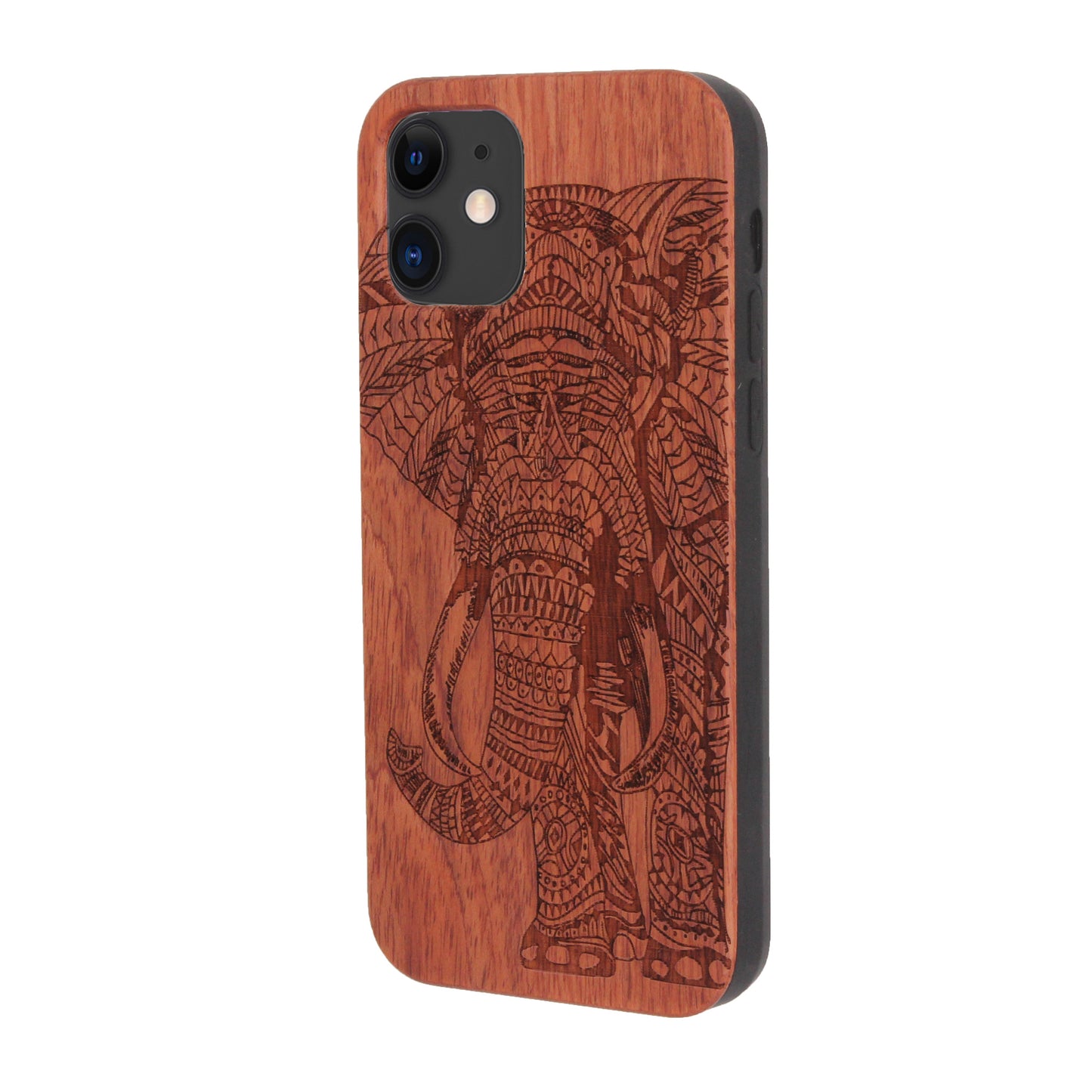 Elefanten Eden Case aus Rosenholz für das iPhone 11