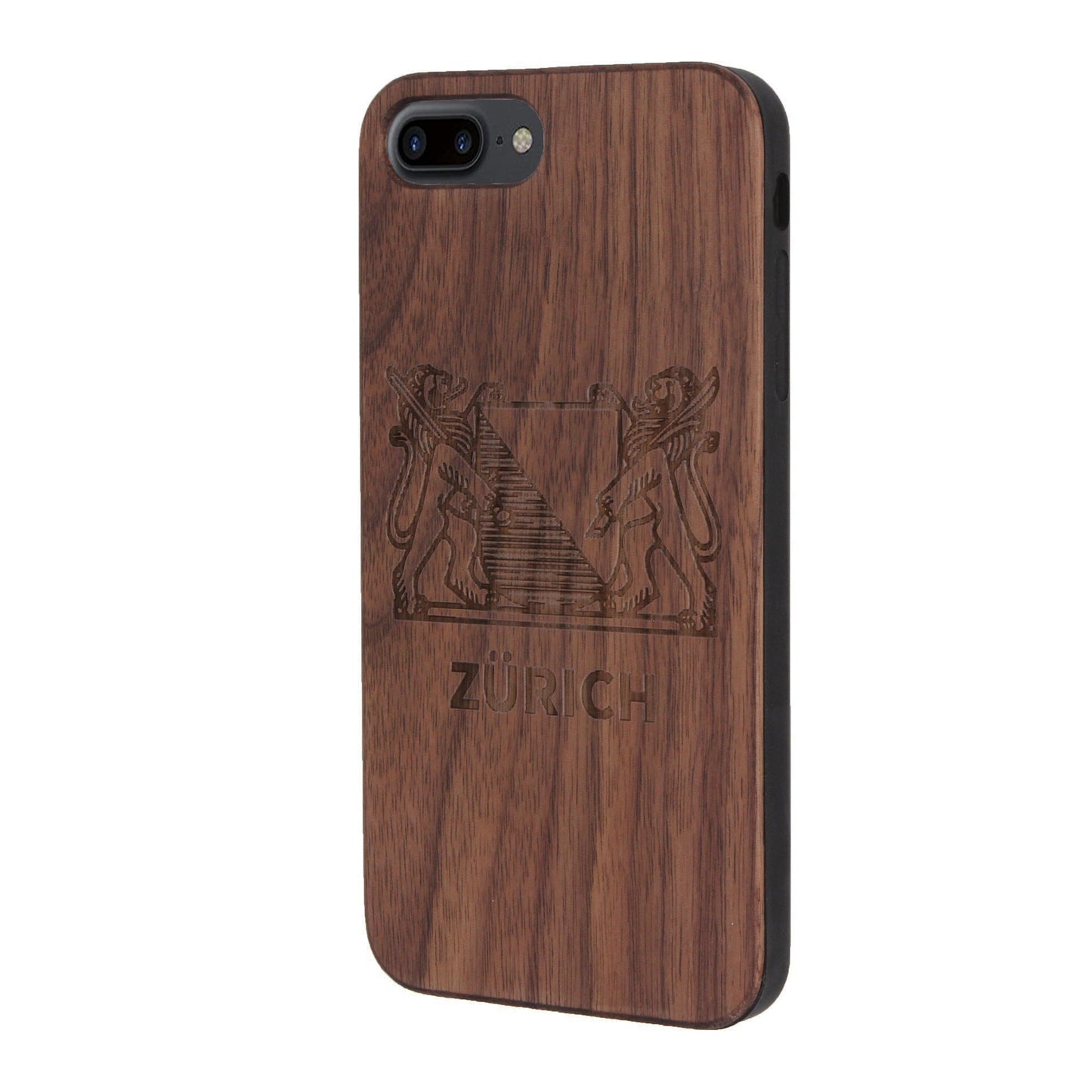 Zürich Wappen Eden Case aus Nussholz für das iPhone 6/6S/7/8 Plus