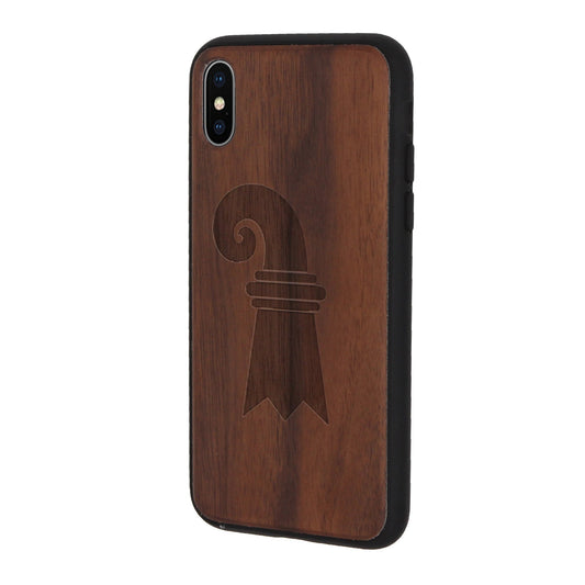 Baslerstab Eden Case made with Walnut Wood for the iPhone XS Max