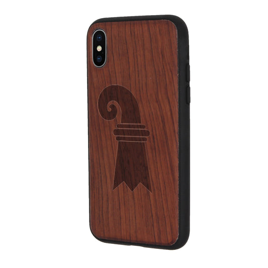 Baslerstab Eden Case made with Rose Wood for the iPhone X / XS