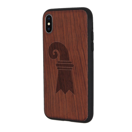 Baslerstab Eden Case made with Rosewood for the iPhone XS Max