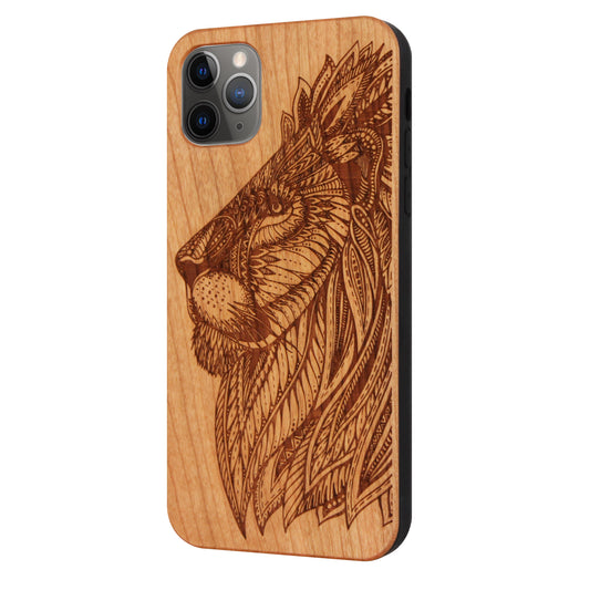 Lion Eden Case made with Cherry Wood for the iPhone 11 Pro