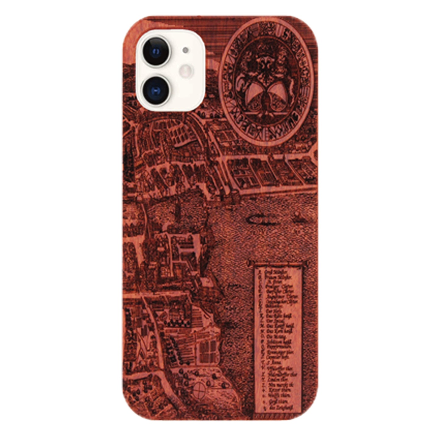 Zurich Merian Eden Case made with Rosewood for the iPhone 11