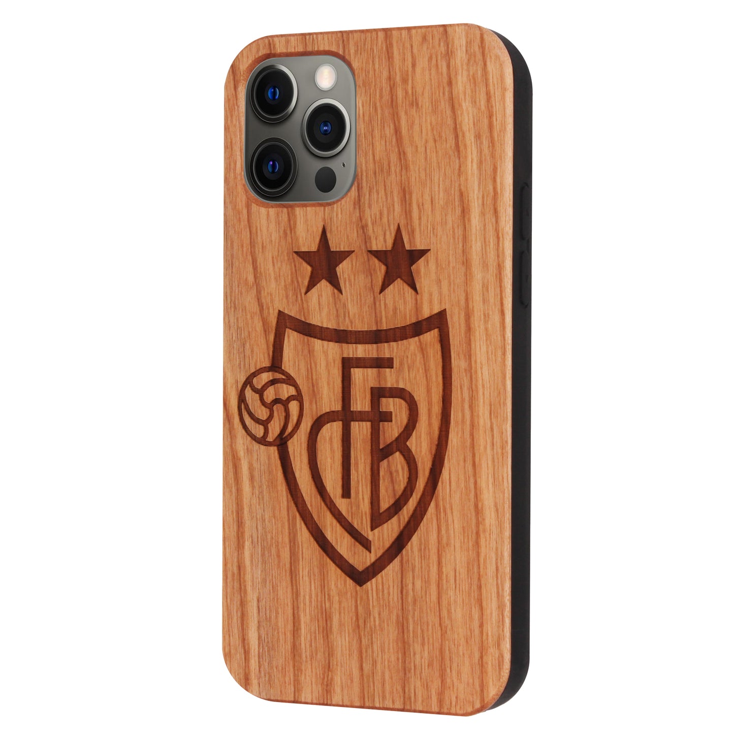 FC Basel Eden Case aus Kirschholz für das iPhone 12 / 12 Pro