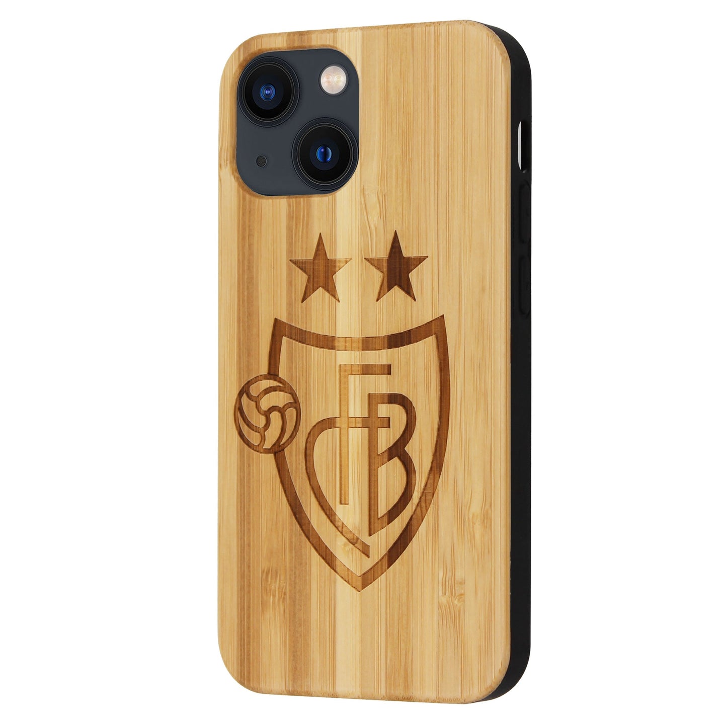 FC Basel Eden Case aus Bambus für das iPhone 15 mit MagSafe
