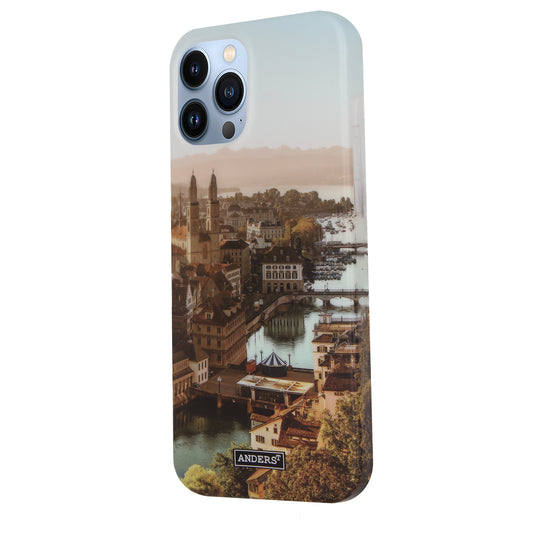 Zurich City from Above 360° Case for the iPhone 13 Pro Max