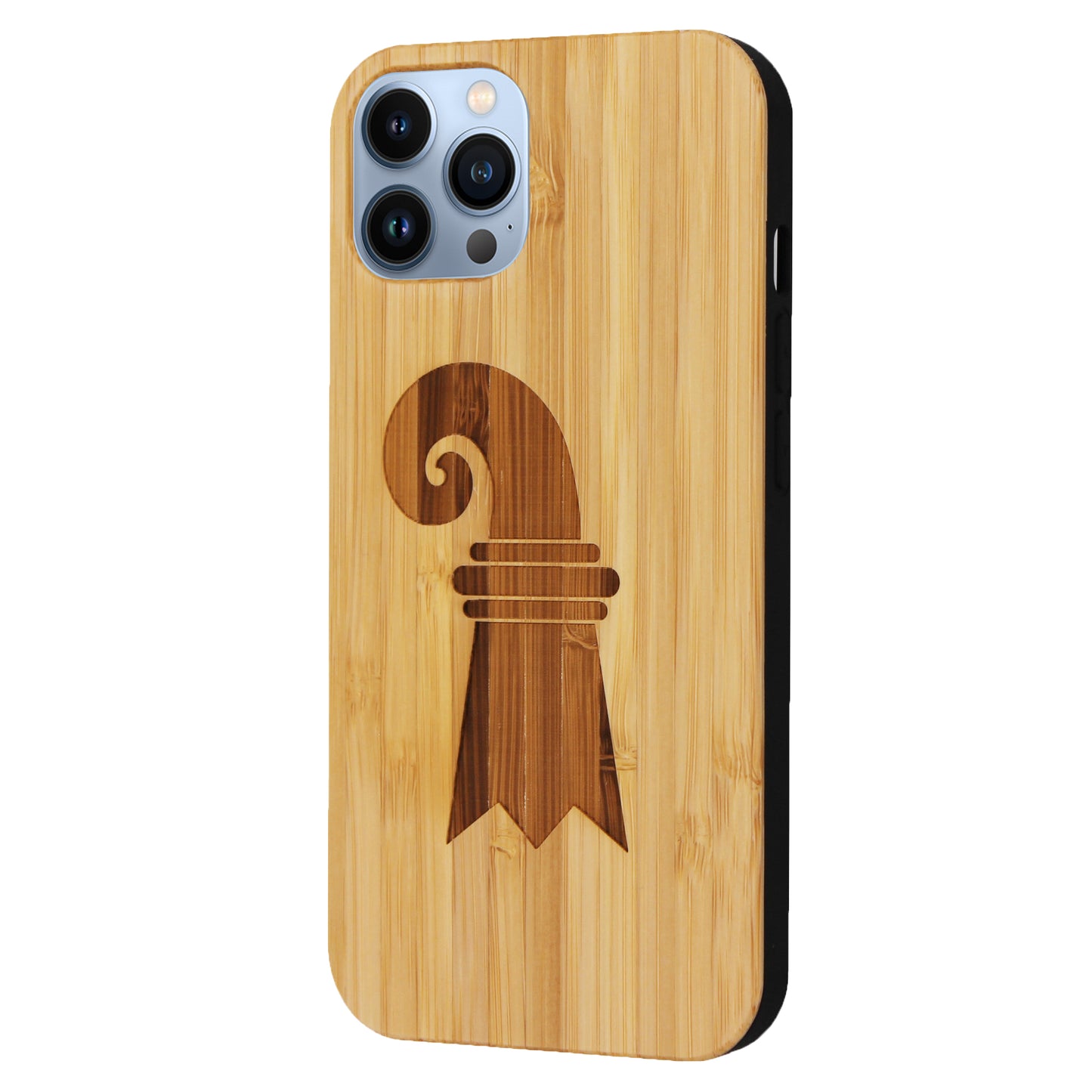 Baslerstab Eden Case aus Bambus für das iPhone 13 Pro Max