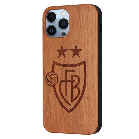 FC Basel Eden Case made with Cherry Wood for the iPhone 13 Pro Max