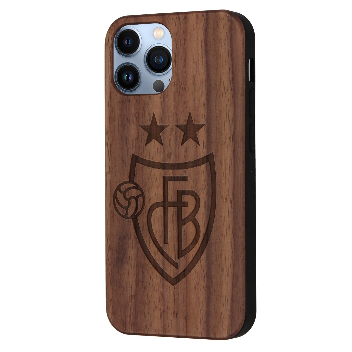 FC Basel Eden Case aus Nussholz für das iPhone 13 Pro Max