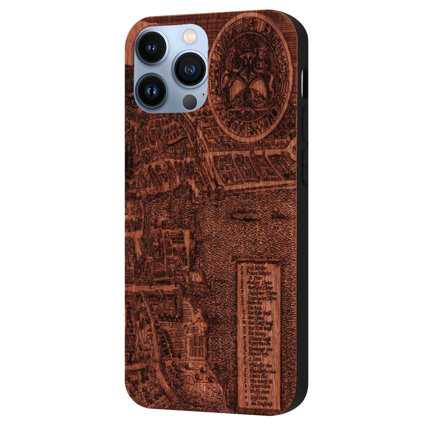 Zürich Merian Eden Case aus Rosenholz für das iPhone 14 Pro Max mit MagSafe