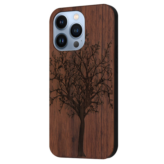 Tree of Life Eden Case made with Walnut Wood for the iPhone 13 Pro