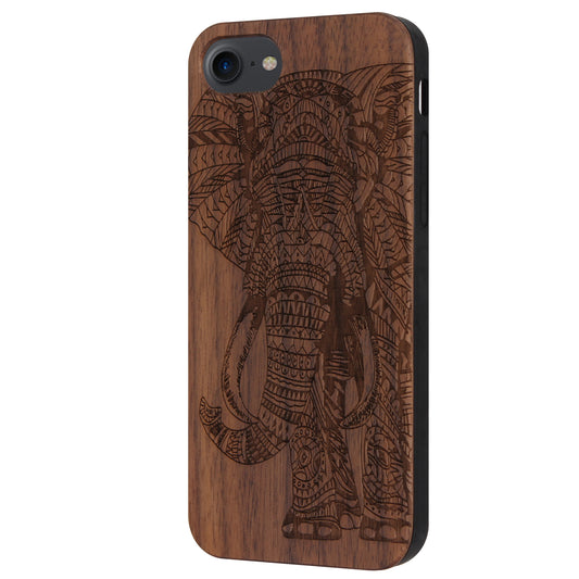 Elephant Eden Case made with Walnut Wood for the iPhone 6/6S/7/8/SE 2020/SE 2022