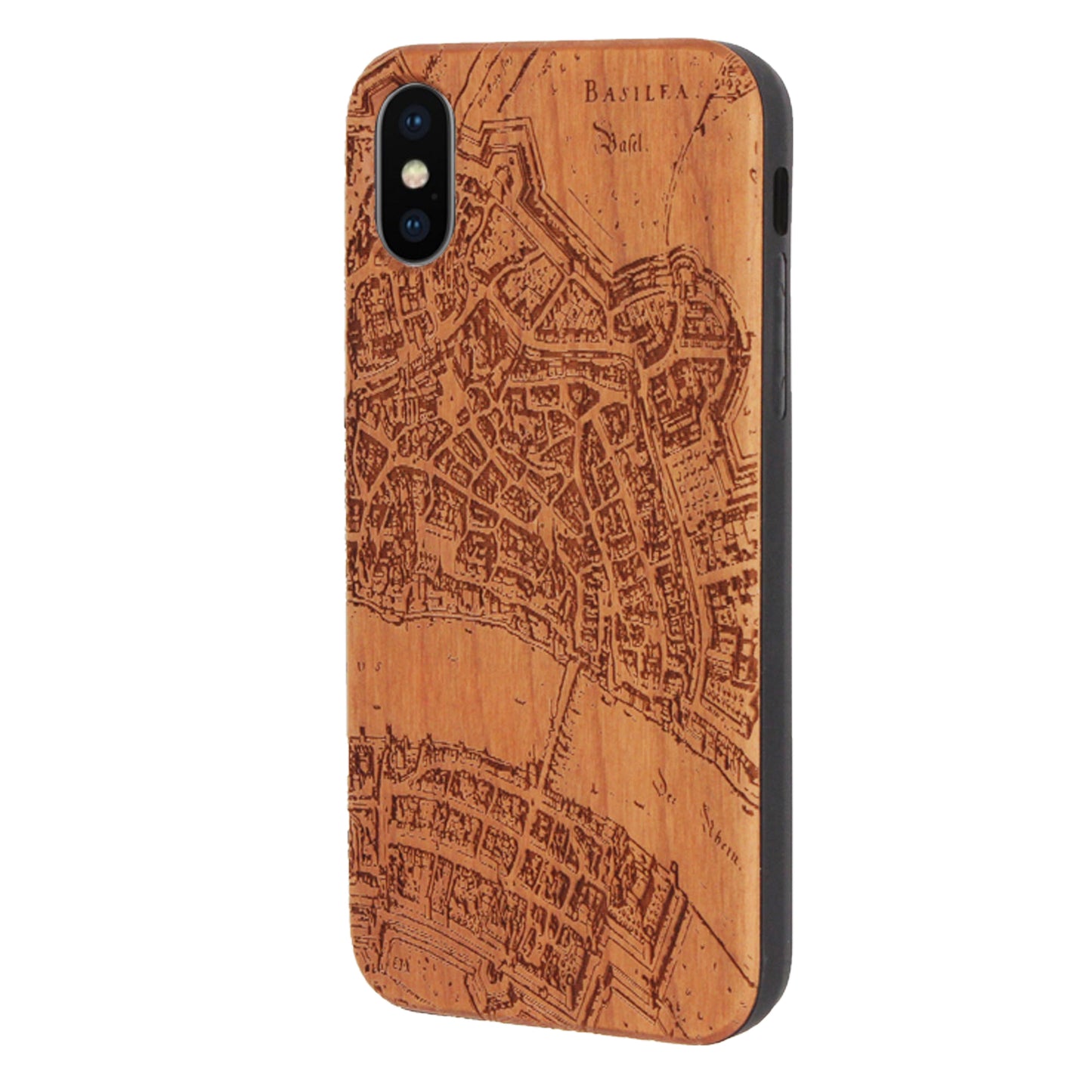 Basel Merian Eden Case aus Kirschholz für das iPhone XS Max