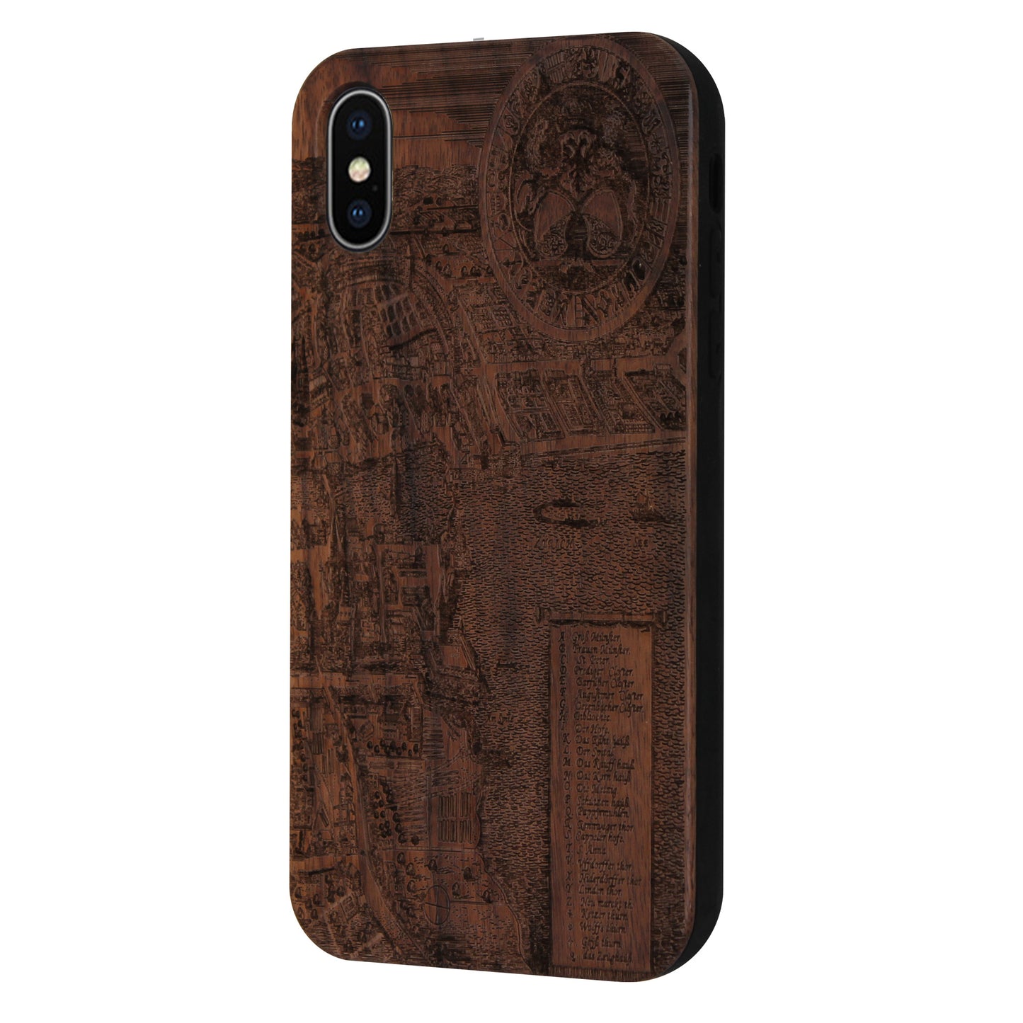 Zurich Merian Eden Case made with Walnut Wood for the iPhone X / XS